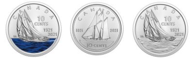 加拿大2021年Bluenose帆船百年纪念币送评后是什么样的？