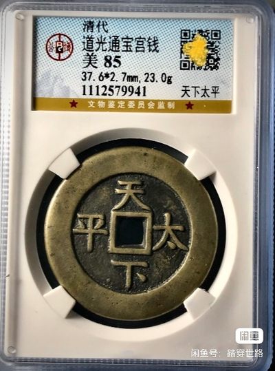 道光通宝背天下太平