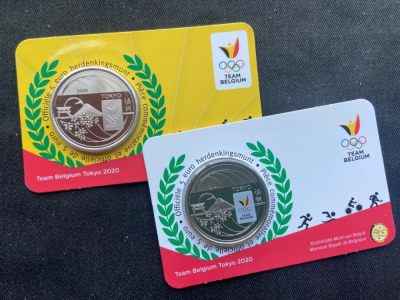 【实物赏析】【比利时】2020东京奥运会卡册币