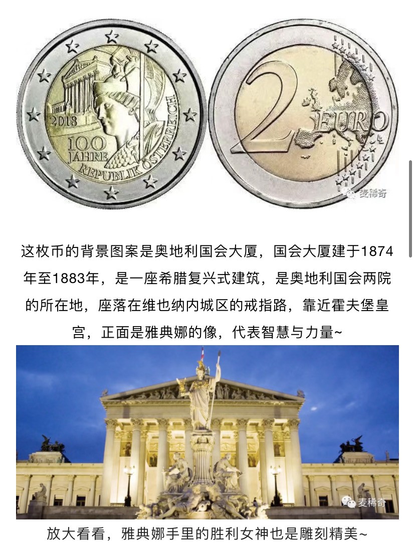 【稀奇优惠团第6期】2018奥地利共和国100周年2欧元纪念币【12月28日】
