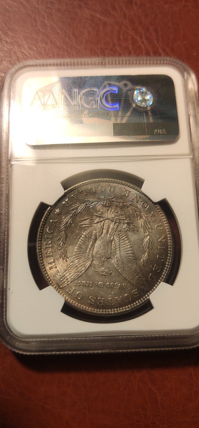 1887年彩色摩根银币