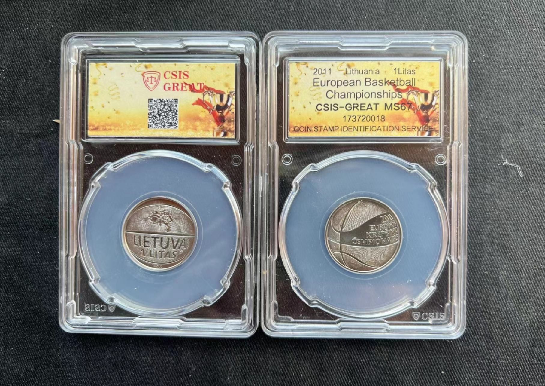 如愿以偿入手了立陶宛获奖币