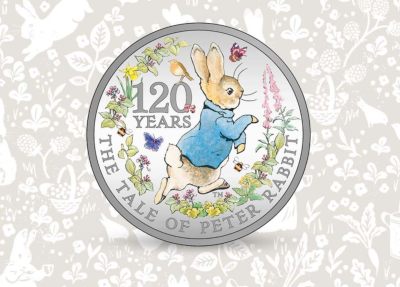 【钱币赏析】【英国】2022彼得兔出版120周年
