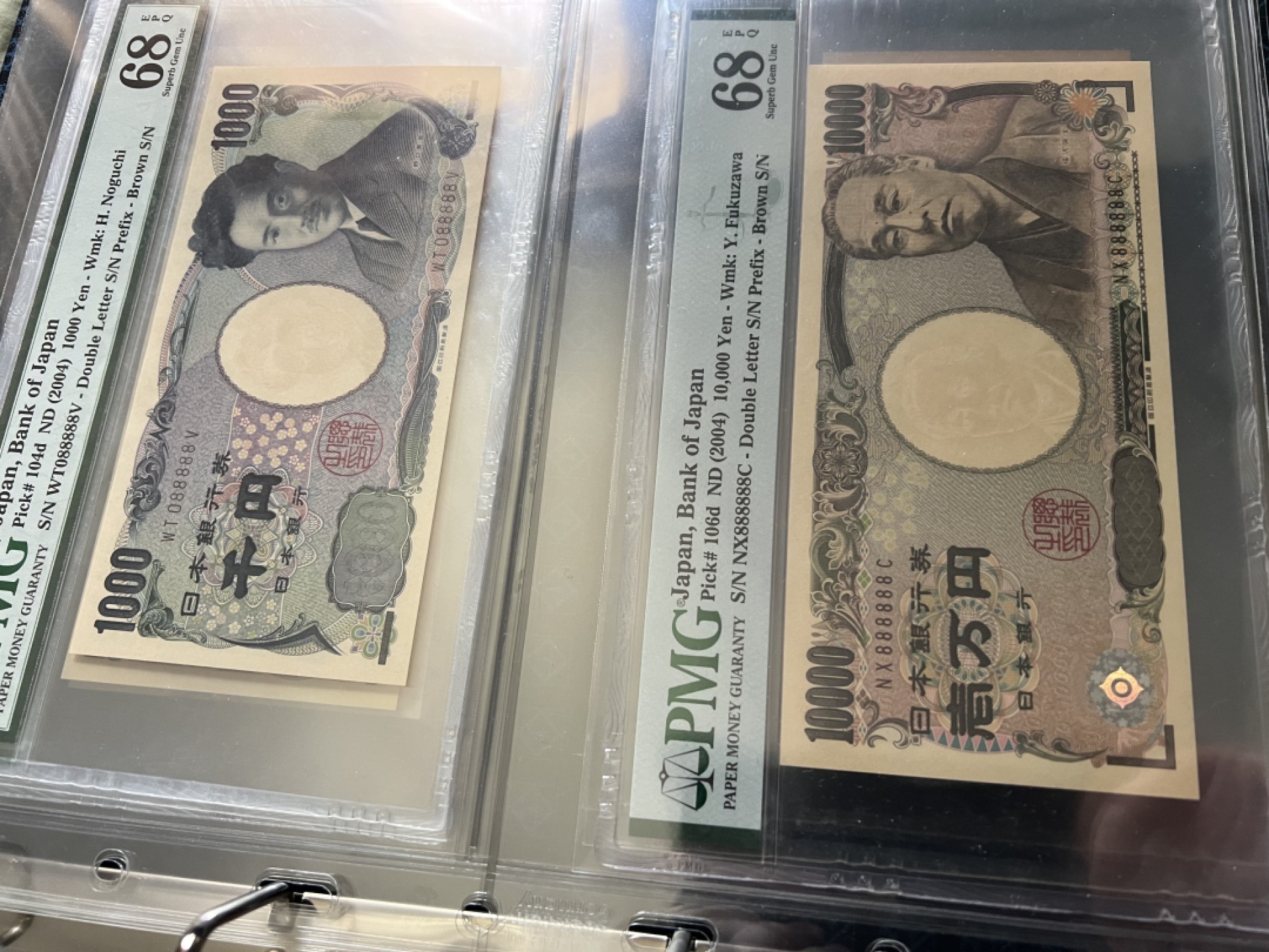 各种日本及欧洲纸币