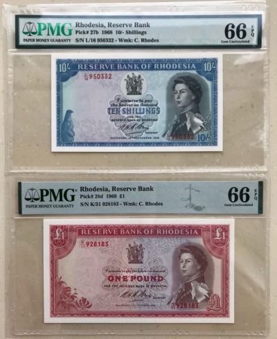 女王纸币收藏之1968年版