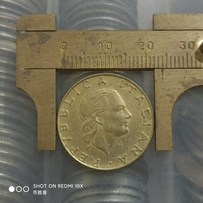 意大利纪念币 1993年200里拉 空军建军70周年 世界硬币外国硬币