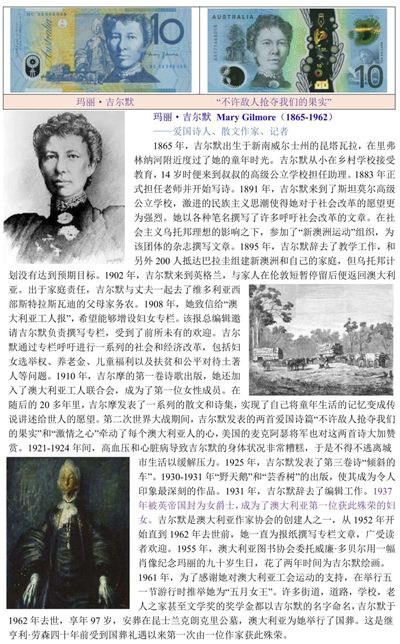 澳大利亚第一位获封女爵士的爱国诗人“玛丽.吉尔默”