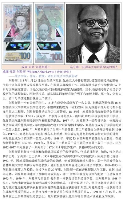 迄今唯一获得诺贝尔经济学奖的黑人作家“威廉·亚瑟·刘易斯”爵士