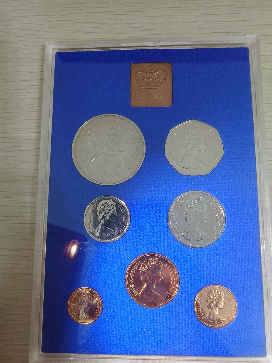 英国1972年精致流通纪念币一套 