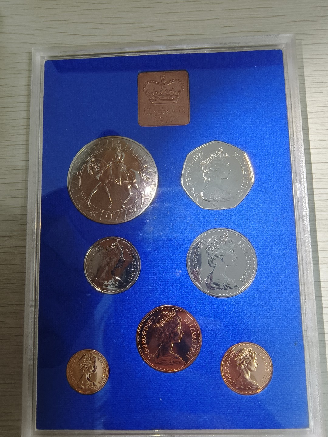 英国1972年精致流通纪念币一套 