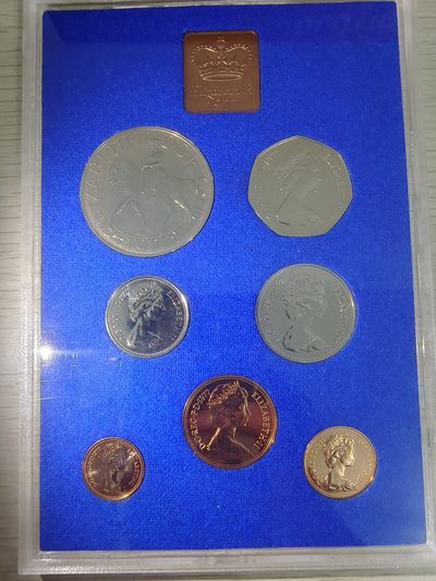 英国1972年精致流通纪念币一套 