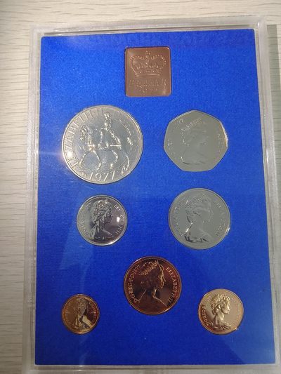 英国1972年精致流通纪念币一套 