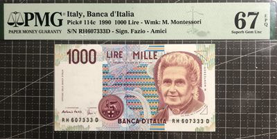 意大利🇮🇹1000里拉——玛利亚·蒙台梭利