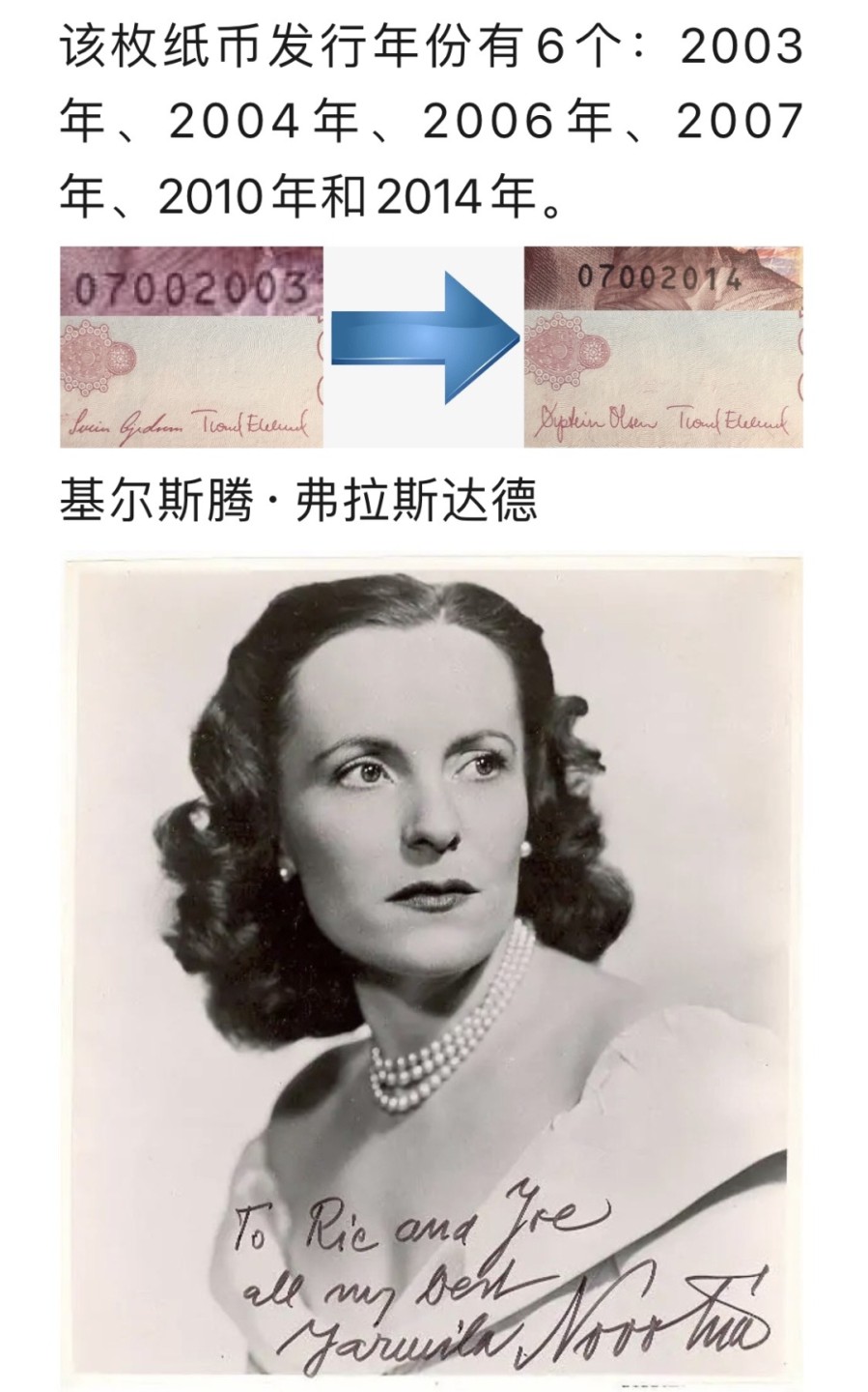 挪威🇳🇴100克朗——女高音歌唱家