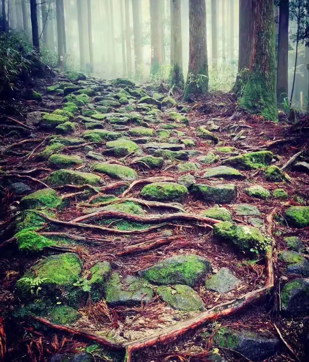 自然气息中的神圣小路-熊野古道