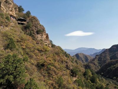 钱币上的风景-白瀑寺