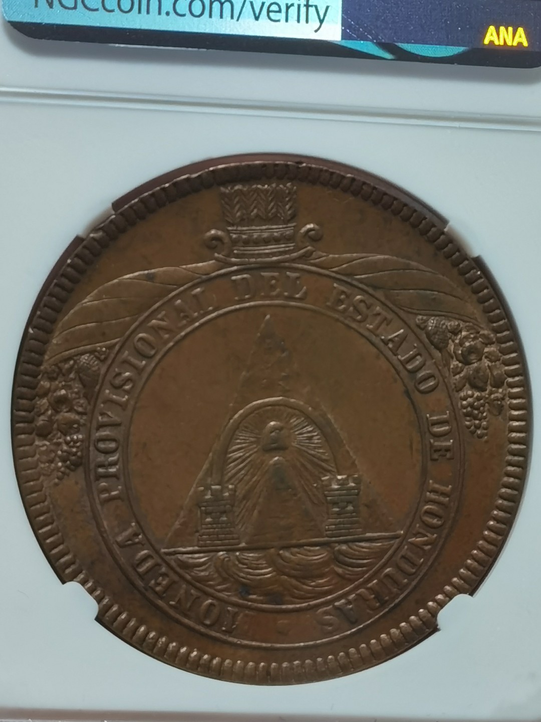 洪都拉斯1862年临时政府时期钱币