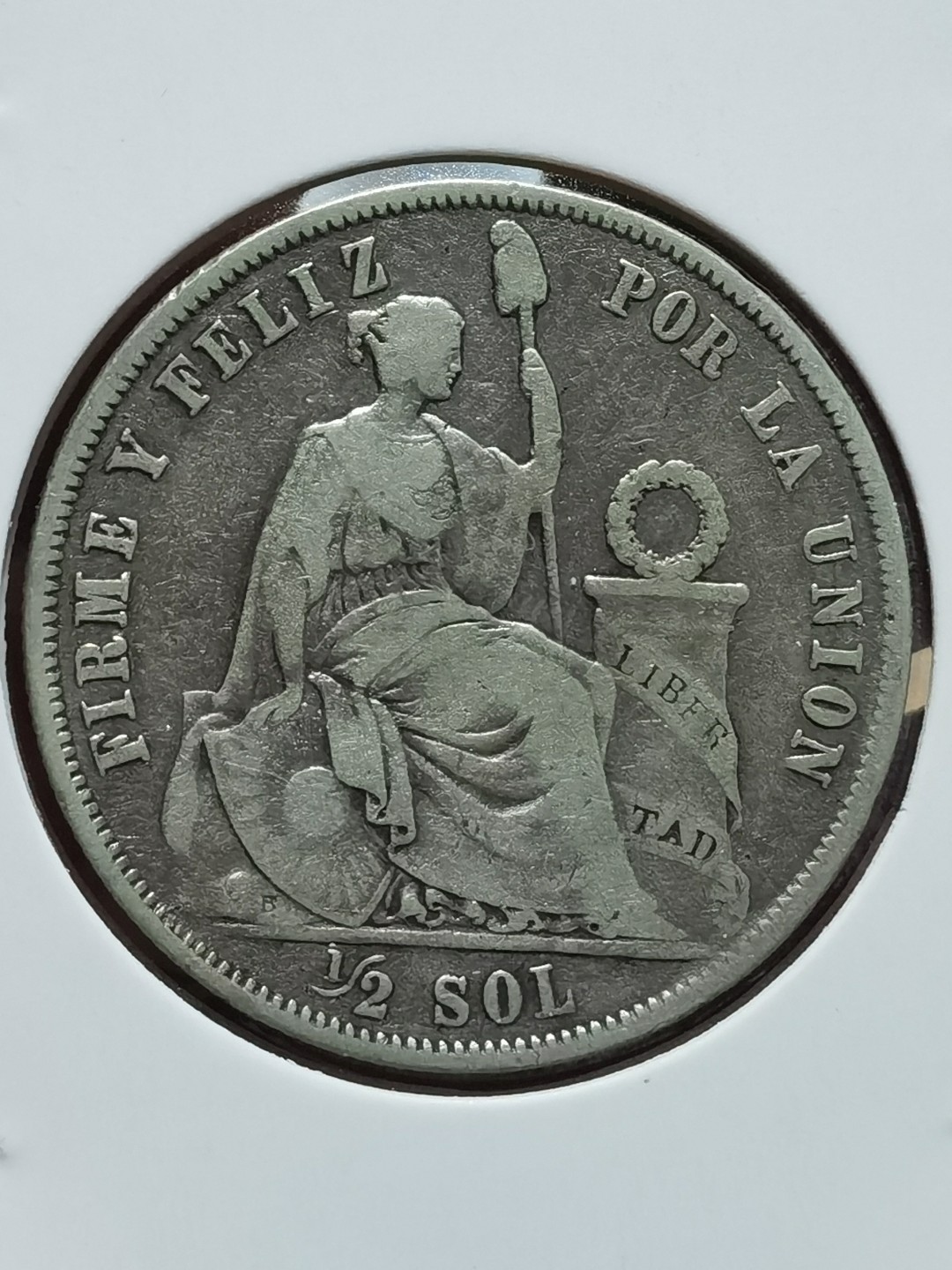 秘鲁 十进位货币 100centavos(10 Dineros)=1sol