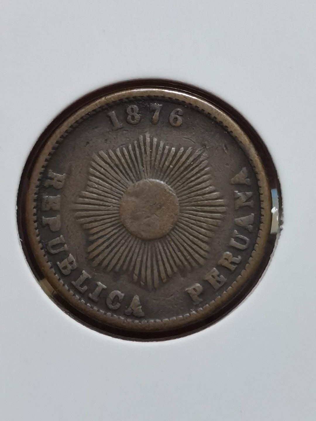 秘鲁 十进位货币 100centavos(10 Dineros)=1sol