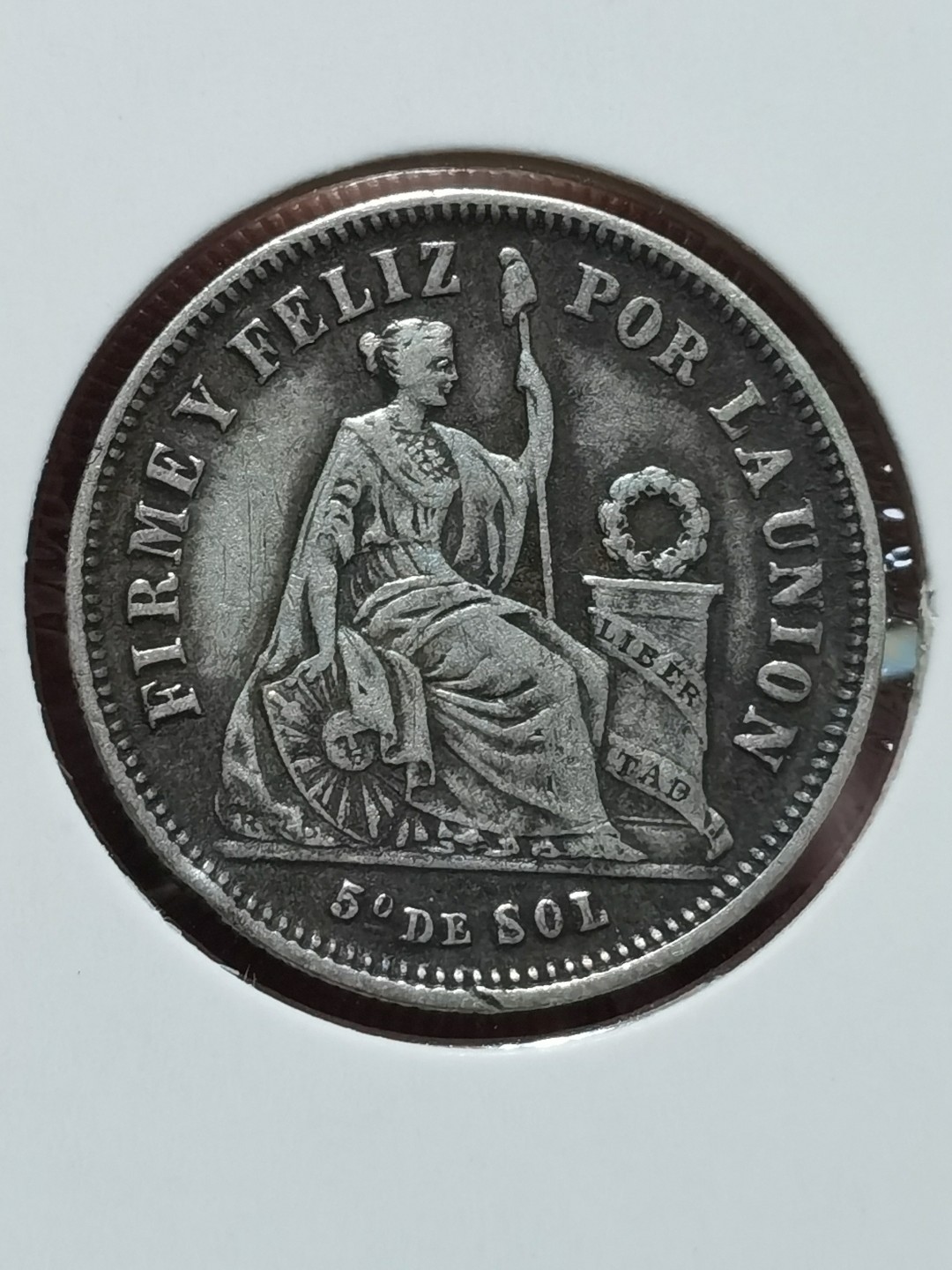 秘鲁 十进位货币 100centavos(10 Dineros)=1sol