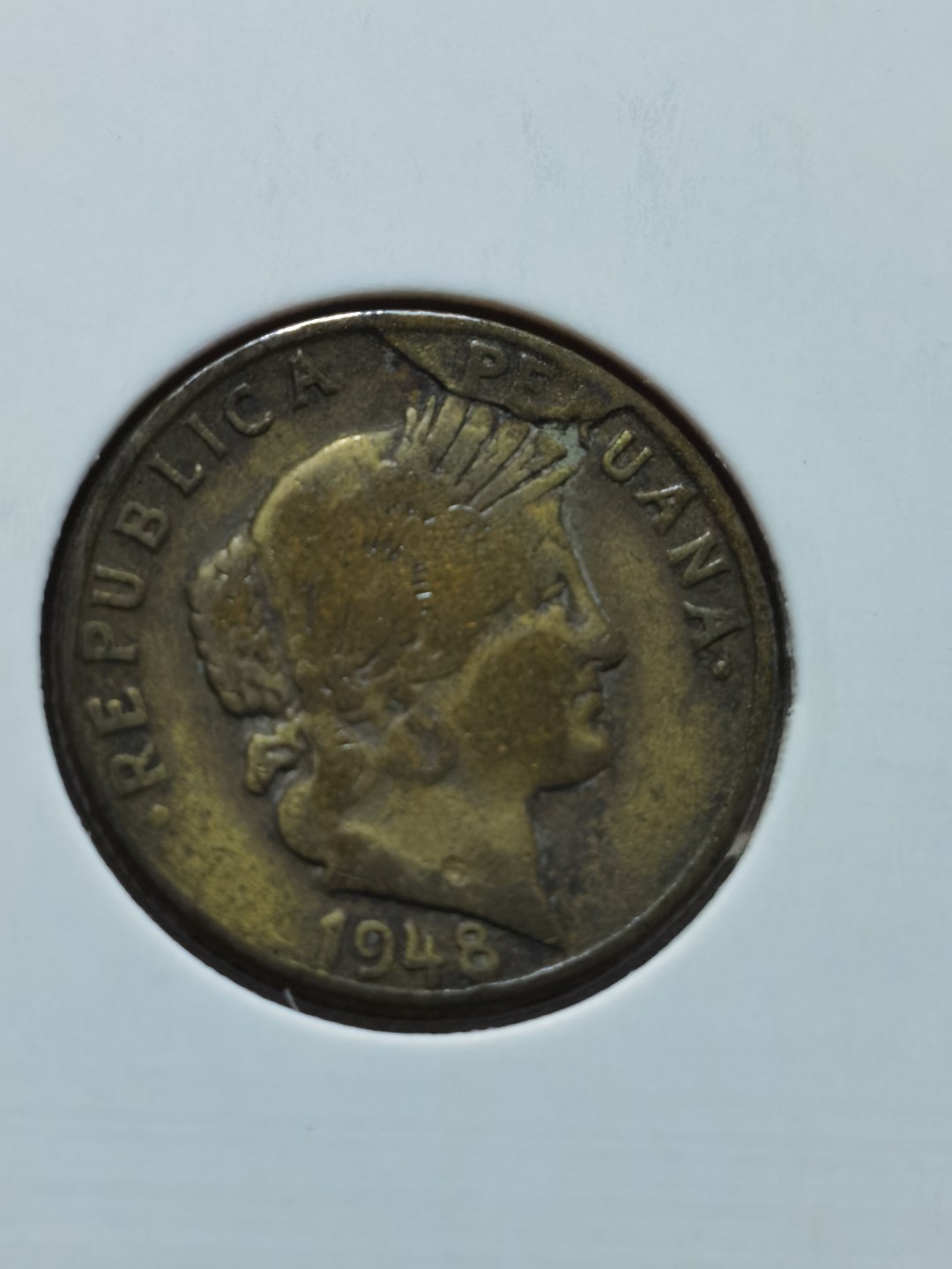 秘鲁共和国 十进位货币 100 centavos(10 dineros)=1 Sol 10 soles=1 libra 