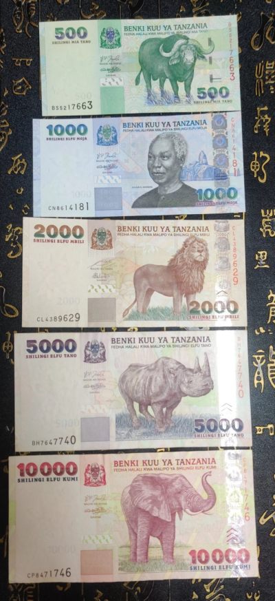坦桑尼亚纸币上的动物天堂