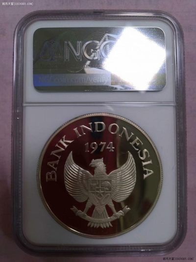 印度尼西亚共和国1974年珍稀野生动物银币