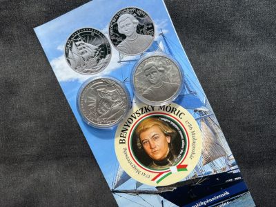 【钱币实物赏析】【匈牙利】冒险家莫里斯·贝尼奥夫斯基纪念币