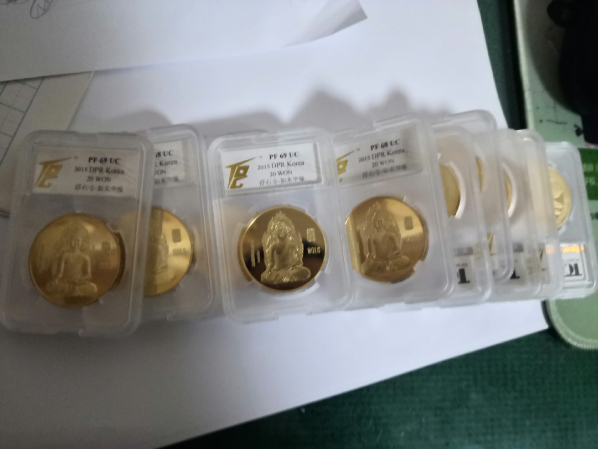 部分tqg评级币展示