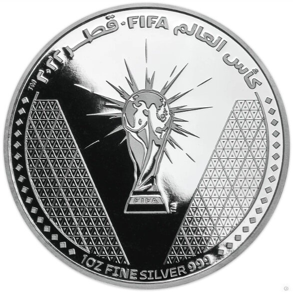  2022卡塔尔FIFA世界杯官方纪念币