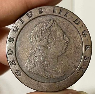 英国乔治三世大铜币