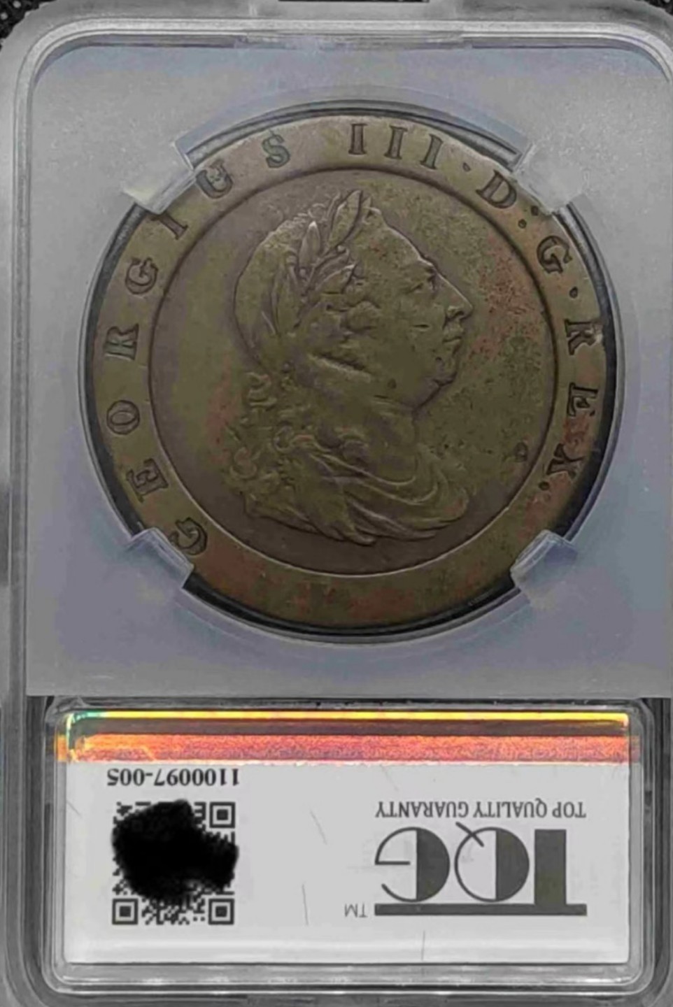 英国乔治三世大铜币