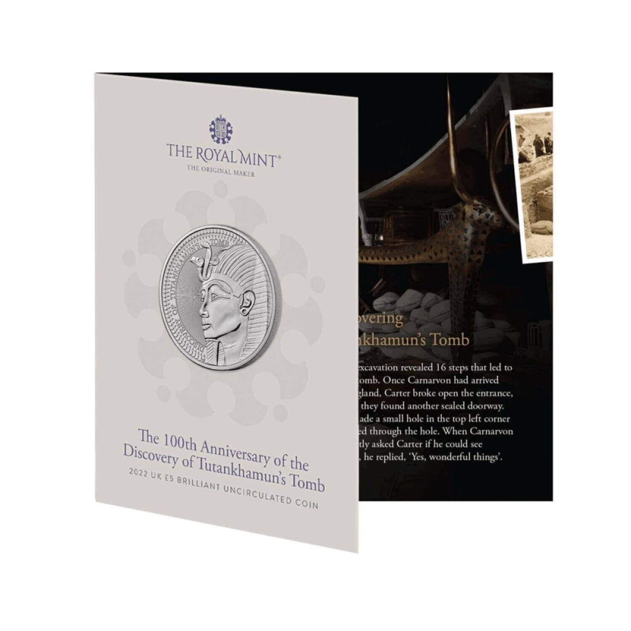 【钱币赏析】【英国】图坦卡门墓发现100周年