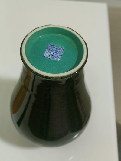 祖传的康熙晶釉梅瓶