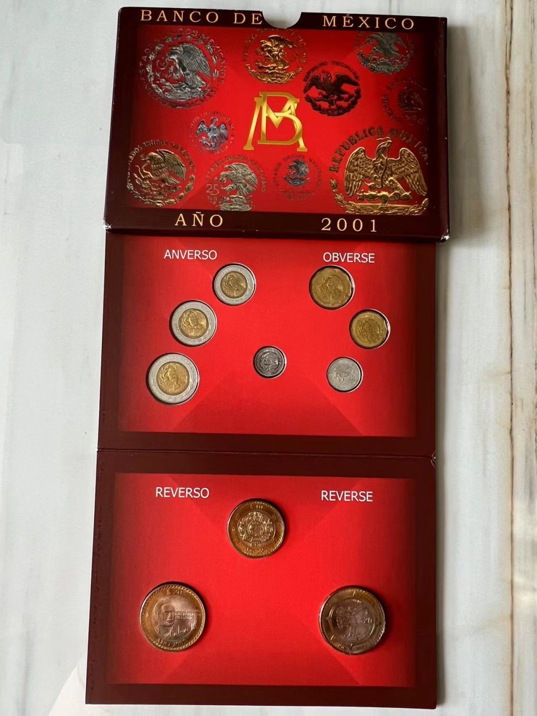 墨西哥🇲🇽2001年官方套册