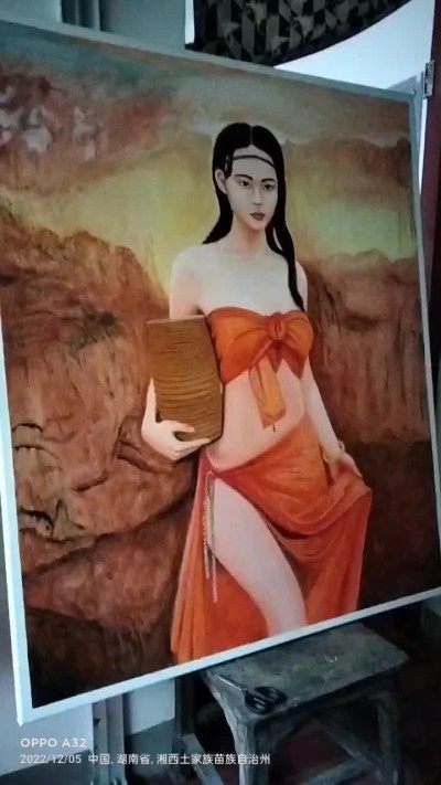 本人是一位无师自通，自学画艺术肖像与人体艺术油画作品！初次展示！