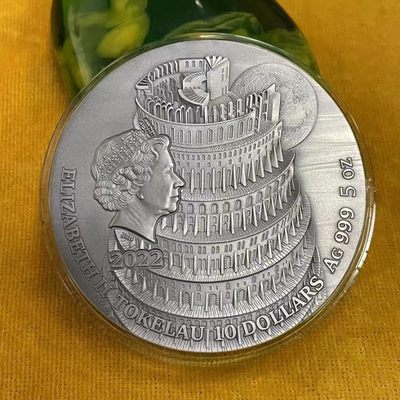 圣经故事系列2-巴别塔-2022年托克劳银币