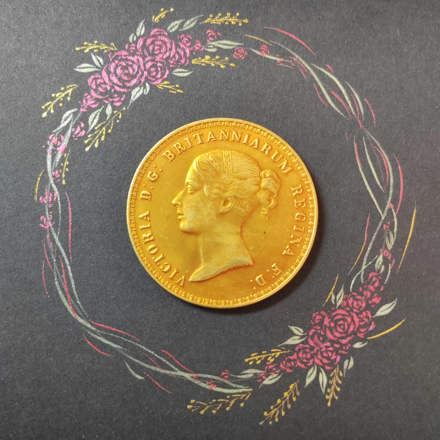 1839年英国尤娜与狮子金币