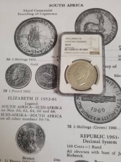 南非发现开普敦三百年纪念大银币