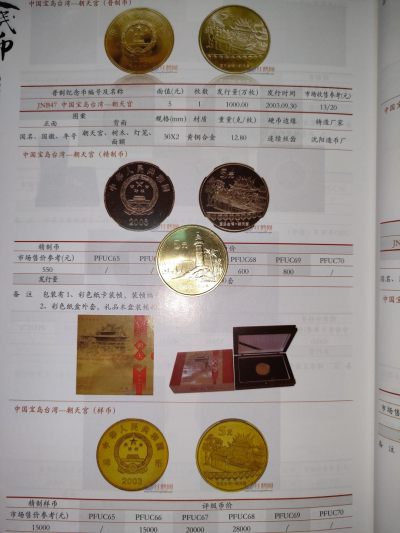 中国宝岛台湾纪念币与书合影