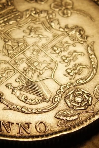 1821年 乔治四世“三花”半克朗🇬🇧