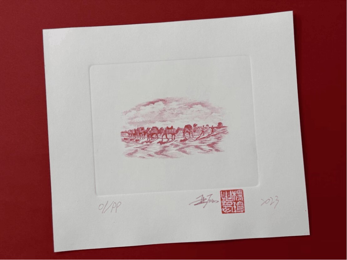 【刻意工坊】“四大天王”雕刻版印样【限量99套】