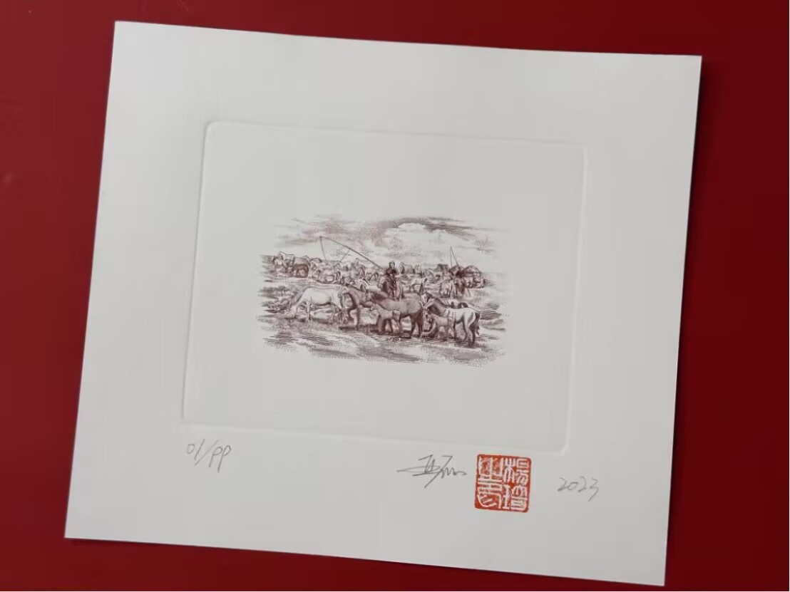 【刻意工坊】“四大天王”雕刻版印样【限量99套】