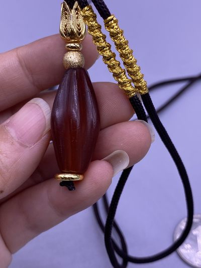 闻德评级元代玛瑙瓜棱珠