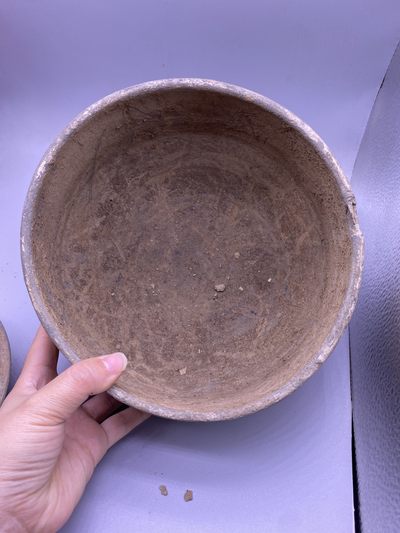 汉陶盖盒一套，尺寸27*18.5厘米，