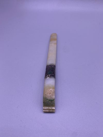 老翡翠簪子，尺寸17厘米，品相如图，600包快递