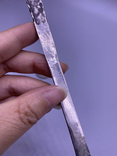 老银起花簪子，尺寸18.5厘米，老修，品相如图，880包快递