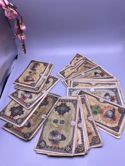 军用手票50张，品相如图，200包快递