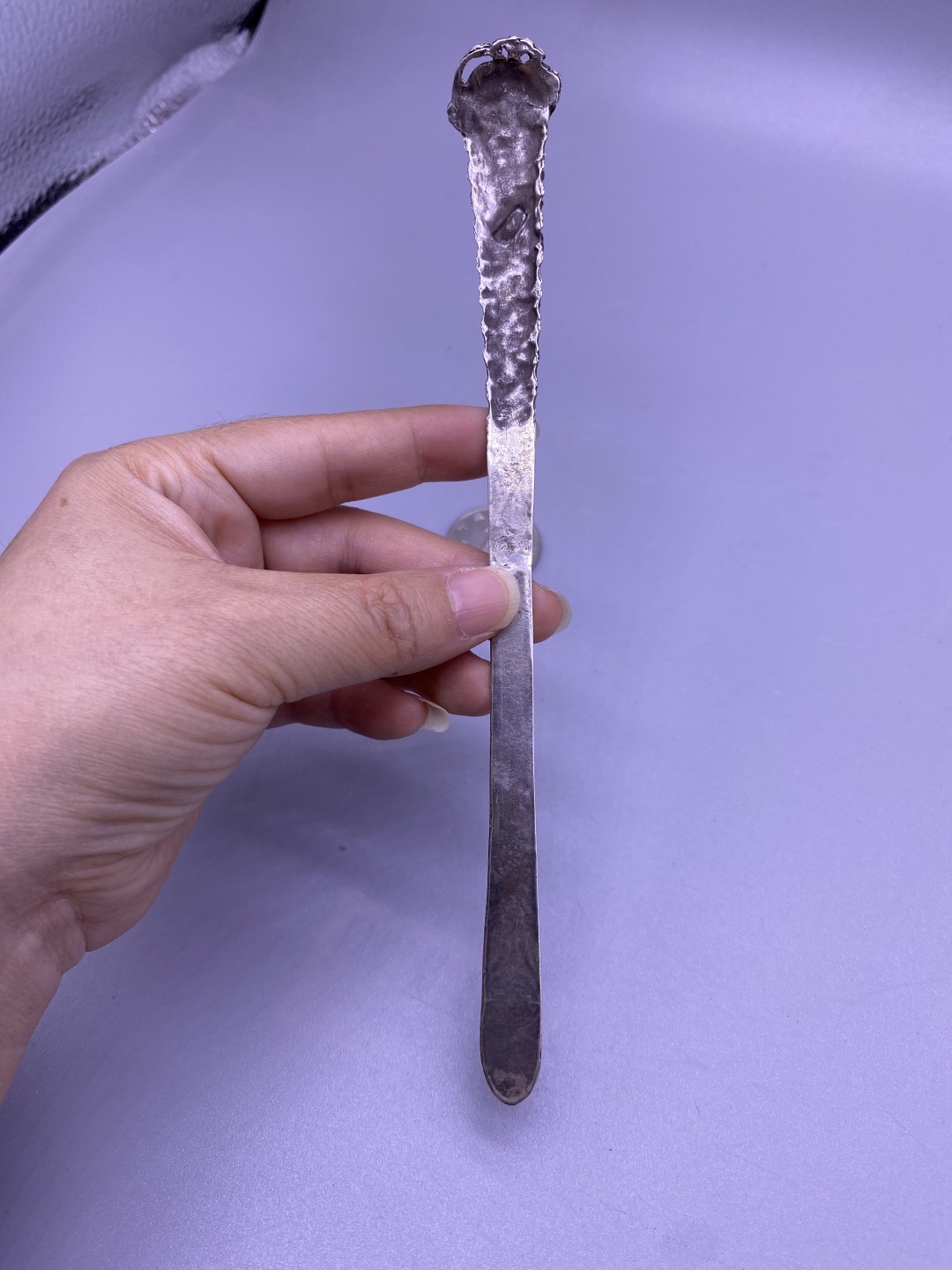 老银起花簪子，尺寸18.5厘米，老修，品相如图，880包快递