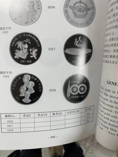 1994年中国国民党建党百年纪念银章试铸币 中央造币厂未正式发行